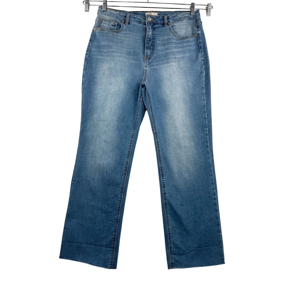 OAT New York Jeans Womens sz 12 90s‎ stretch High Rise Straight Leg sz 31 - Picture 2 of 6